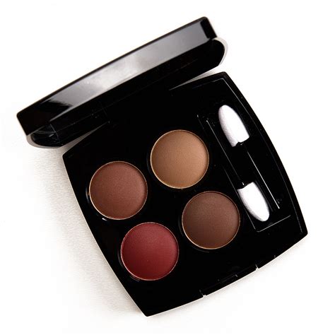 chanel eyeshadow quad 268|Chanel eyeshadow pourpre brun.